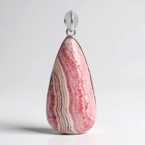Ciondolo in argento con Rodocrosite (Bali Barong)