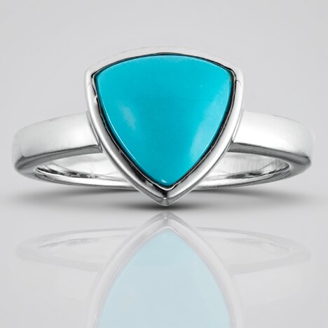 Anello in argento con Turchese Sleeping Beauty