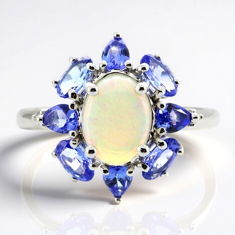 Anello in oro con Opale Australiano (CIRARI)