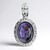 Ciondolo in argento con Charoite (dagen)
