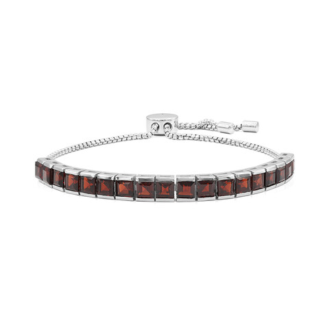 Granat-Silberarmband