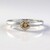 Anello in oro con Diamante Champagne I2