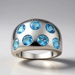 Anello in argento con Topazio Marambaia