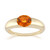 Anillo en oro con Zafiro naranja de Ban Ka Cha