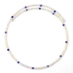 Stalen halsband met Welo-opalen (Riya)