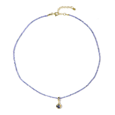 Collier en argent et Tanzanite