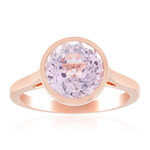 Zilveren ring met een kunziet