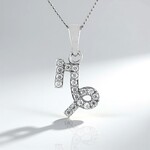 Collana in argento con Zircone
