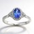 Anillo en oro con Tanzanita AAA (CIRARI)
