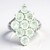 Anello in argento con Prehnite
