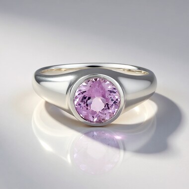 Anello in oro con Kunzite (KM by Juwelo)