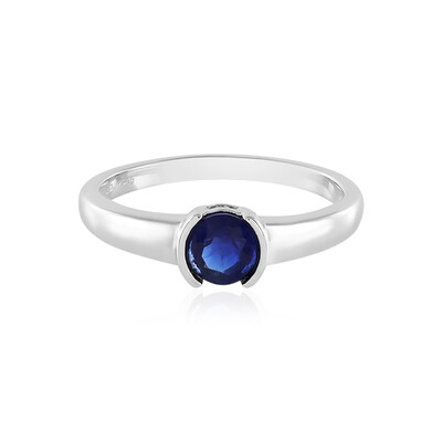 Anello in argento con Cianite del Nepal