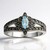 Anello in argento con Topazio Blu Cielo