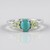 Anello in argento con Turchese Tyrone