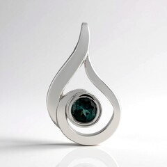 Ciondolo in argento con Indicolite