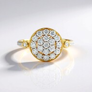 Anello in oro con Diamante SI2 (H) (de Melo Gold)