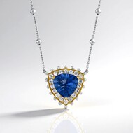 Collier en argent et Fluorite à couleur changeante (Dallas Prince Designs)