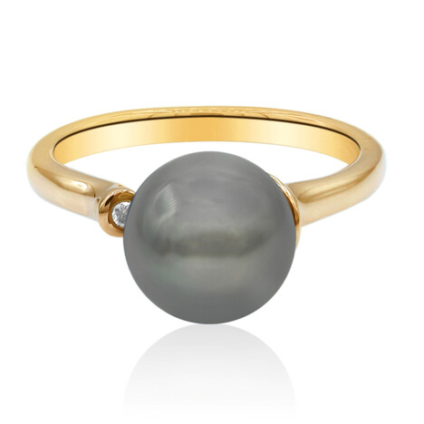 Tahitiperlen-Goldring (TPC)