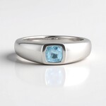 Anello in argento con Zircone Ratanakiri (Adela Silber)