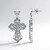 Boucles d'oreilles en argent et Zircon (Dallas Prince Designs)
