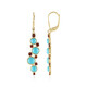 Boucles d'oreilles en argent et Turquoise Sleeping Beauty (KM by Juwelo)