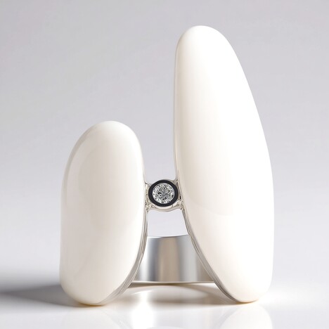 Anello in argento con Diamante I1 (G) (Annette)