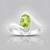 Anello in argento con Peridoto Jilin (Pallanova)