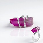 Anello in argento con Quarzo Bicolore (MONOSONO COLLECTION)