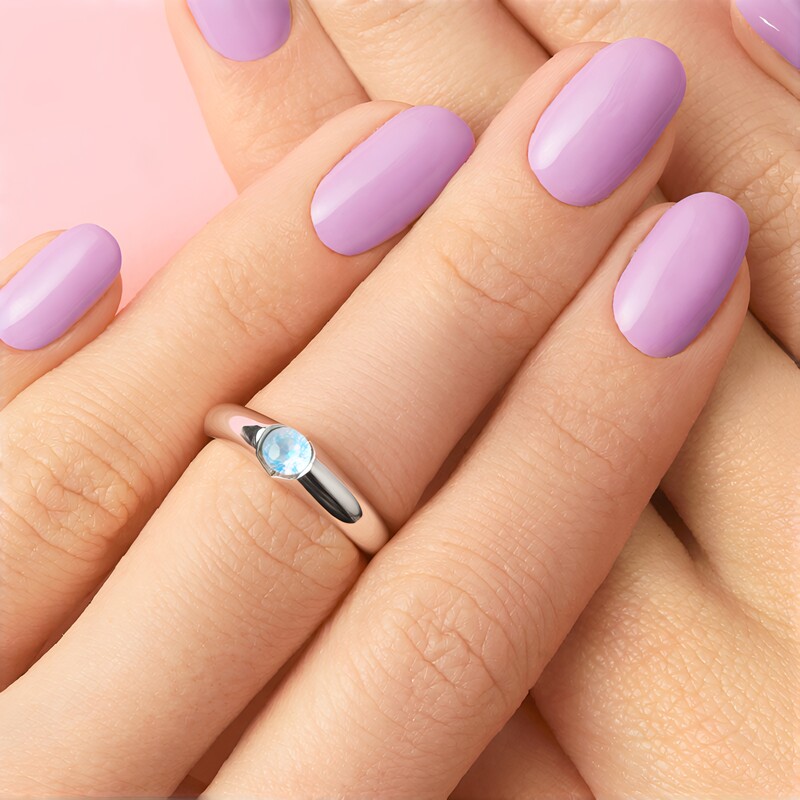 Bague en argent et Opale Welo