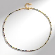 Zilveren halsketting met Fancy diamanten
