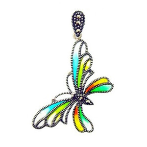 Ciondolo in argento con Marcassite