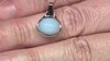 Colgante en plata con Ópalo azul (KM by Juwelo)
