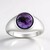 Anello in argento con Charoite