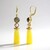 Yellow Chalcedony Silver Earrings (KM by Juwelo)