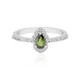 Anello in argento con Zircone Ceylon Verde