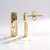 Orecchini in oro con Diamante Champagne I2 (Ornaments by de Melo)
