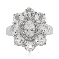Anillo en plata con Danburita