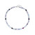 Bi Colour Fluorite Silver Necklace