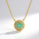 Collana in argento con Smeraldo Colombiano (de Melo Essence)