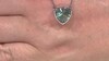 Zilveren hanger met een Groene Fluoriet