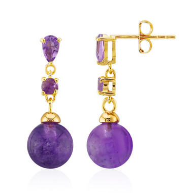 Amethyst-Silberohrringe
