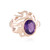 Amethyst-Silberring (MONOSONO COLLECTION)
