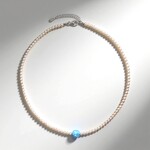 Collana in argento con Larimar