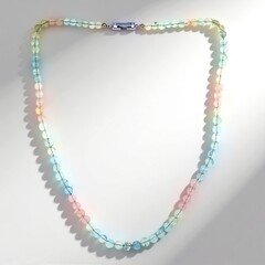 Collana in argento con Berillo Fancy