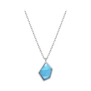 Larimar Silver Necklace