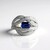 Anello in argento con Cianite del Nepal