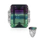 Anillo en plata con Fluorita multicolor