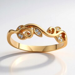 Anello in oro con Diamante I1 (H)