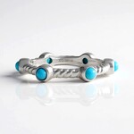 Anello in argento con Turchese Sleeping Beauty (Faszination Türkis)
