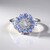 Anello in argento con Tanzanite